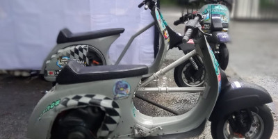 200 Pembalap Vespa Bertarung di Kejuaraan Scooter Prix 2024