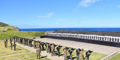 Hawaii, Marinir Indonesia Berlatih Menembak Combat Marksmanship