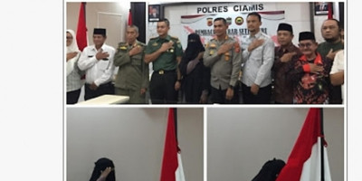 Dihadapan Kapolres dan Dandim, Mantan Napiter Nyatakan Kesetiaan ke NKRI