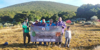 Latihan Gabungan Mapala Stacia UMJ di Taman Nasional Gunung Gede Pangrango