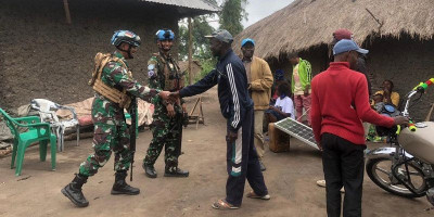 Satgas Indo RDB XXXIX-F/Monusco Bantu Masalah Pencurian Hewan