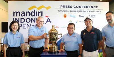 Mandiri Indonesia Open 2024 : Turnamen Golf Bergengsi Tawarkan Hadiah Sebesar US$ 500.000