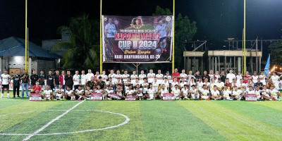 Polda Malut Berduka, Juara Tournament Mini Soccer Milik Bersama