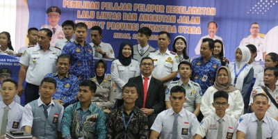 Tekan Angka Lakalantas, Dishub Sumut Gencar Sosialisasi Keselamatan Berkendara pada Pelajar SMA/SMK