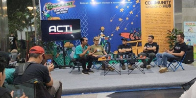 Kemeriahan booth ACTI di Indofest 2024