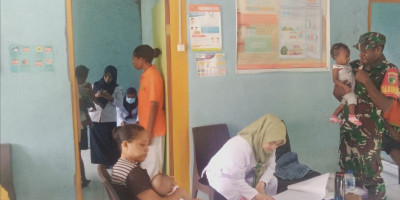 TNI Peduli Masyarakat, Babinsa Aktif Dampingi Kegiatan Posyandu