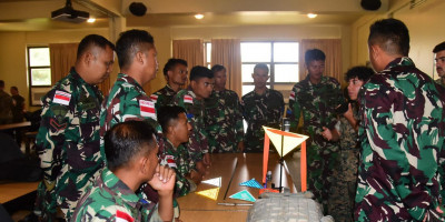Prajurit Marinir TNI Angkatan Laut Ikuti Pelatihan Bahaya CBRN