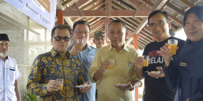 Yayasan Pendidikan Astra Gelar Panen Perdana Melon Hidroponik SMKN 1 Pandak, Bantul