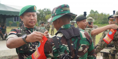 Upacara Penutupan (PatKor) Tentara Darat Malaysia (TDM) dengan Satgas Yonzipur 5/ABW