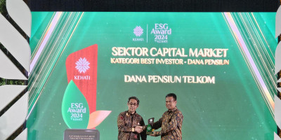 Dana Pensiun Telkom Raih ESG Award 2024