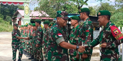 Dankolakopsrem 121/Abw Beri Pengarahan Satgas Yonzipur 5/ABW dan Resmikan RADAR Embrio Anti Narkoba