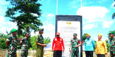 Semangat Kebangsaan Jelang HUT Ke-79 RI, Dandim 1708/BN Kunjungi Monumen Pepera
