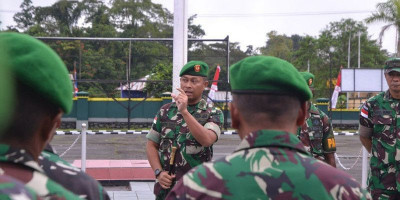 Dandim 1710/Mimika Tekankan Kembali Kepada Prajurit dan PNS Jauhi Segala Bentuk Perjudian