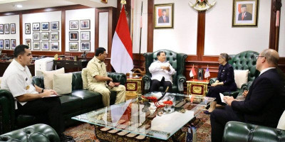 Menhan Prabowo Terima Kunjungan Dubes AS di Kemhan