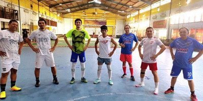 Tim Futsal Siwo PWI DKI Jakarta Optimistis Hadapi Porwanas Banjarmasin