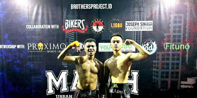 Personel Korbrimob Polri Ikuti Kejuaraan Kickboxing K1 Urban Warriors Unleashed