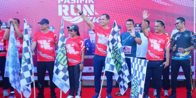 Diikuti 1500 Pelari, Kodim 1708/BN Sukses Gelar 1708 Pasifik Run 7K