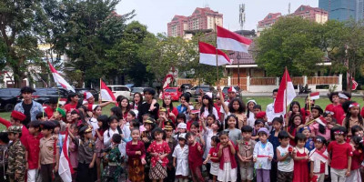 Peringati HUT RI Ke 79,  Poppy Talent Management Membuat Film Pendek Setinggi Langit
