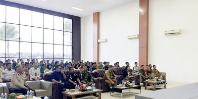 Satgas Yonzipur 5/ABW Hadiri Sertijab Kepala PLBN, Perkuat Sinergi di Perbatasan