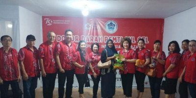 Sambut HUT RI ke 79, PSMTI Sulsel dan PMI Kota Makassar Gelar Donor Darah Bersama