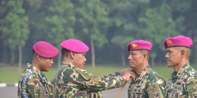 Upacara Sertijab Danbrigif 1 Marinir, Dipimpin Langsung Danpasmar 1