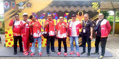 Indonesia Raya Berkumandang di Pembukaan Kompetisi Domino Porwanas
