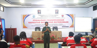 Kodim 1708/BN Dorong Pemuda Biak Numfor Tingkatkan Daya Saing dan Inovasi