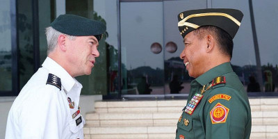 Panglima TNI Terima Kunjungan Dankoopsus Militer AS