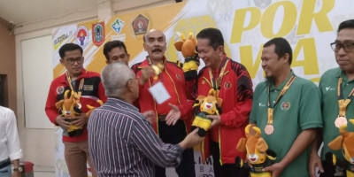 Alhamdulillah, Atlet Porwanas PWI Sumbar Berhasil Bawa Mendali Emas Pulang ke Padang