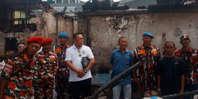 LMP Jakarta Beri Bantuan untuk Korban Kebakaran Manggarai