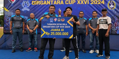 Turnamen Sepak Bola Dirgantara Cup XXVI Resmi Ditutup
