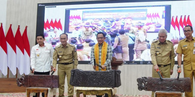 Pukul Kangkuang Tandai Pencanangan Gerbangdutas Jangka Menengah 2025-2029