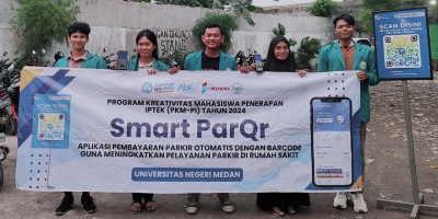 Mahasiswa Unimed Ciptakan Aplikasi Smart ParQR untuk Parkir yang Lebih Nyaman dan Efisien