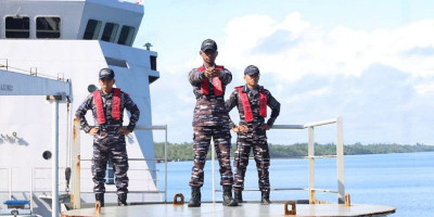 Gelagaspur Tingkat III/L3 Satfib Koarmada III Laksanakan Drill Peran Kapal