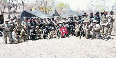 Kolaborasi TNI, US Army dan ADF dalam Latihan Jihandak