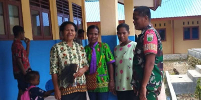 Babinsa Ajak Ibu-Ibu Ciptakan Hubungan Harmonis Bersama Masyarakat
