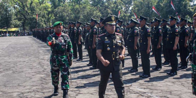 Upacara Penutupan Program Studi Diktukbasus TNI AD TA. 2024