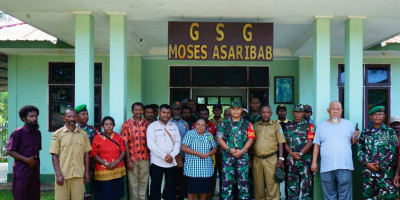 Pesona Kampung Dafi, Kunjungan Silaturahmi Dandim 1708/BN Disambut dengan Tradisi dan Antusiasme