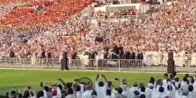 Doa Rosario Didaraskan, Langit Mendung Berubah Cerah