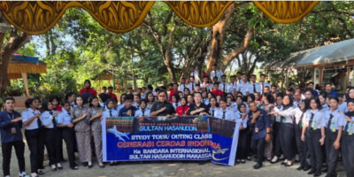 Generasi Cerdas Indonesia Gelar Outing Class di Bandara Sultan Hasanuddin Makassar