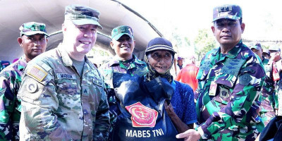 Peserta Latgabma Super Garuda Shield 2024 Gelar Serbuan Teritorial 