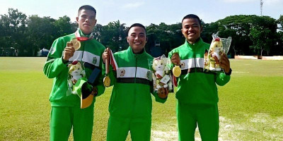 Mahasiswa FIK Unimed Raih Medali Emas di Cabor Cricket Putra PON XXI Sumut-Aceh 2024