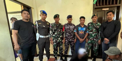 Satgas Yonarmed 11 Kostrad Gagalkan Penyeludupan 156 Gram Sabu Dari Malaysia