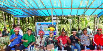 Perkuat Kebersamaan, Dandim 1708/BN Gelar Tradisi Barapen di Pulau Padaido