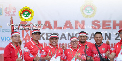 Jalan Sehat Kebangsaan LDII Jakut, Mengisi Kemerdekaan dan Hari Olahraga Nasional