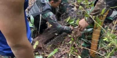 Satgas Yonzipur 5/ABW Berhasil Temukan Patok Perbatasan, Ini Kronologinya!