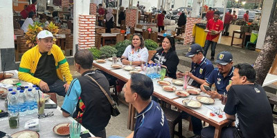 Ketua Umum PWI Pusat Zulmansyah Sekedang Temui Pengurus SIWO Daerah di PON Banda Aceh