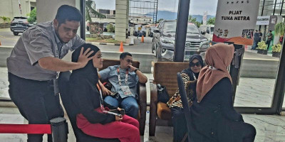 Peliput PON XXI Dimanjakan Fasilitas Pijat