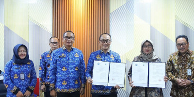 BNPP dan ANRI Lakukan Penandatangan Kerja Sama Bangun Galeri Arsip di PLBN Entikong