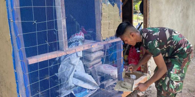 Program Rumah Layak Huni Satgas Yonzipur 5/ABW Sejahterakan Masyarakat